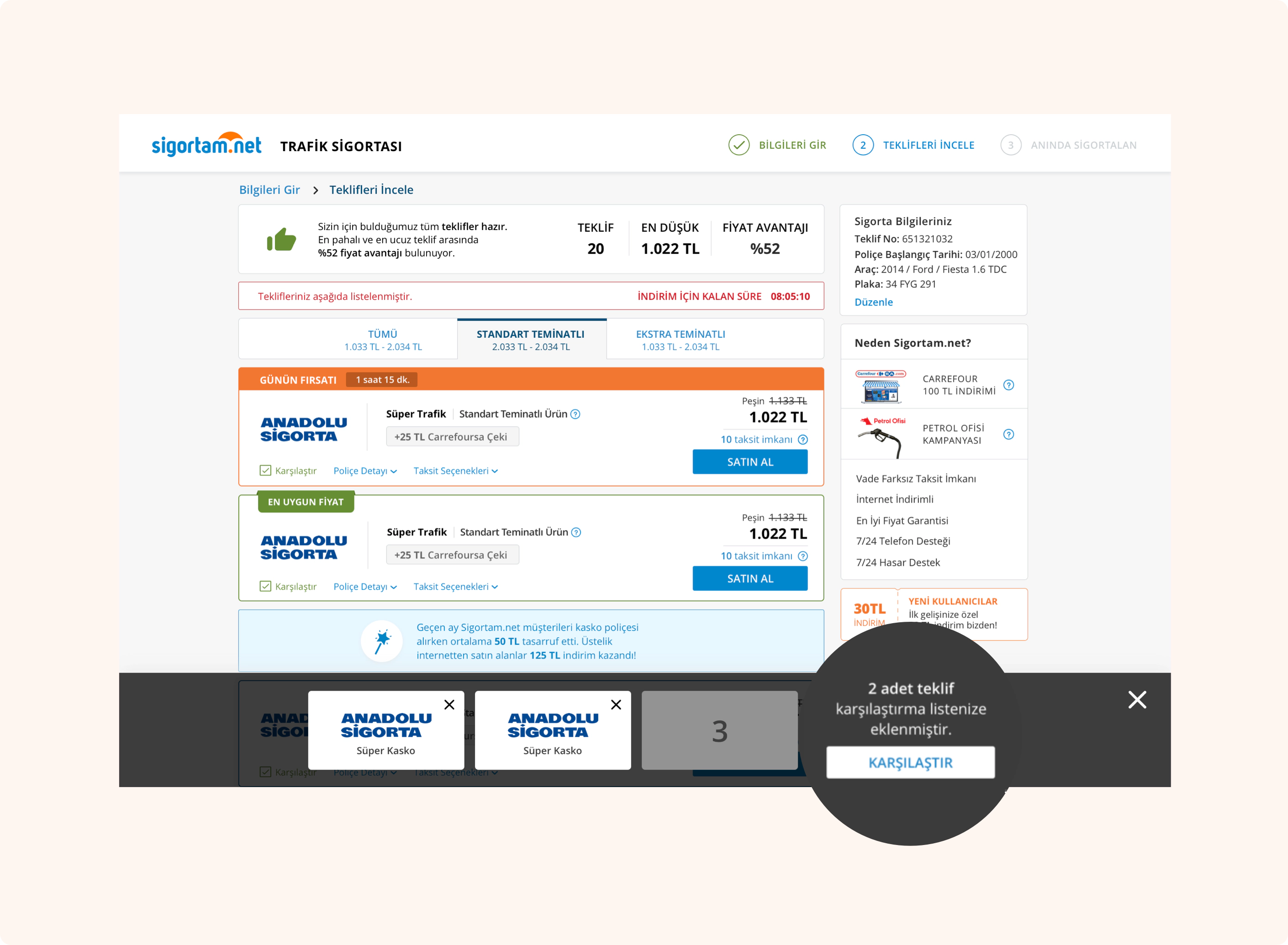 Compare List & Page