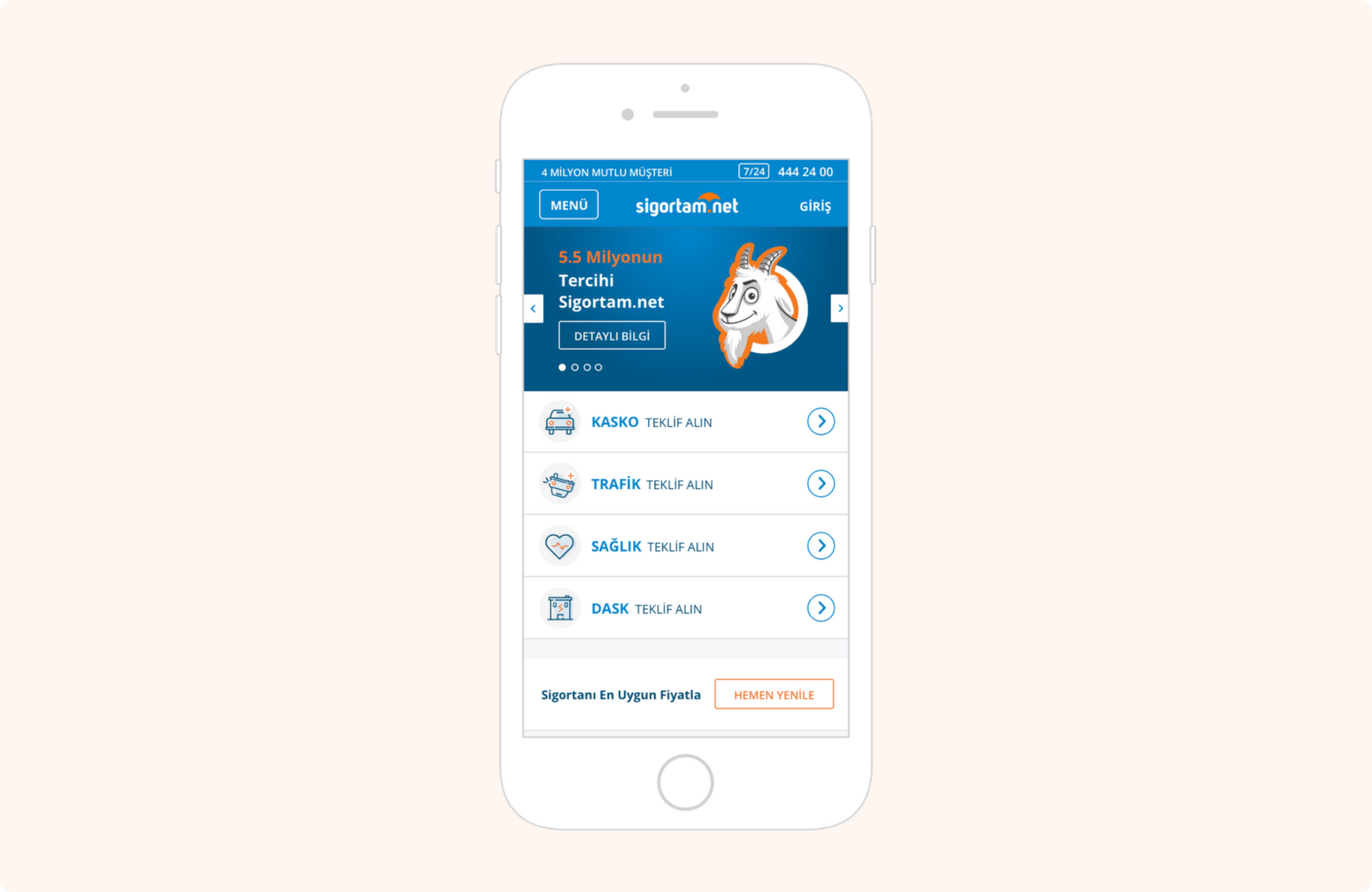 Mobile Homepage